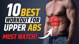 10 Best Workout for Upper Abs by Arif Shaikh  Modern Fitness Gym [upl. by Elyl]