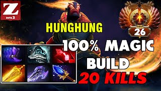 HUNGHUNG EMBER SPIRIT Mid 20 Kills  Pro Player Top 1 MMR Vietnam Rank  Z Dota 2 Channel hunghung [upl. by Aicilehp]