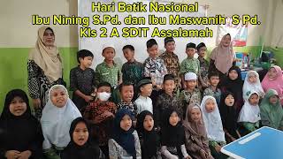 Hari Batik Nasional SDIT ASSALAMAH [upl. by Anelrats]