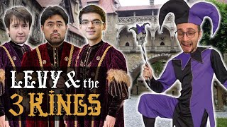 Levy amp The 3 Kings A Fairy Tale  GMs Hikaru Nakamura Anish Giri Teimour Radjabov 4 Player Chess [upl. by Krik]