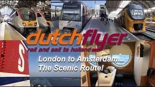 London to Amsterdam by TRAIN FERRY amp METRO  Greater Anglia amp Stena Lines quotDutchflyerquot Rail amp Sail [upl. by Telracs]