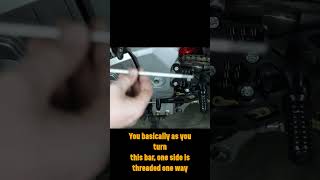 Motorcycle gear shift lever position adjustment sv650 howto [upl. by Giffard]