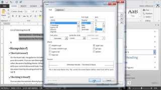 Using TC and TOC fields in MS Word 2007 2010 and 2013 [upl. by Nnyw]