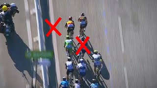 How Mark Cavendish got BOXED IN on ChampsÉlysées  Tour de France Stage 21 2021 [upl. by Rebeh]