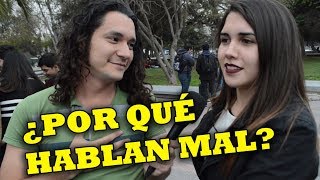 ¿LOS CHILENOS HABLAN MAL ENTREVISTAS EN SANTIAGO DE CHILE PARTE 1 [upl. by Medora747]