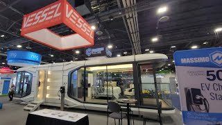 EV Tiny House  VESSEL E7 Tour at CES 2023 [upl. by Auqenwahs760]