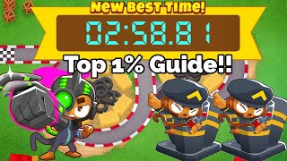 Btd6 Race “The Monklympics” In 25881 Top 1 Guide [upl. by Liahkim818]