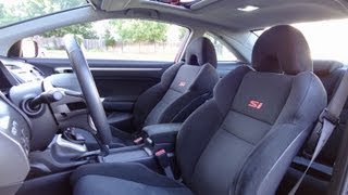 How To Remove Front amp Rear Passenger Seats 200611 Honda Civic Si [upl. by Eserahc]