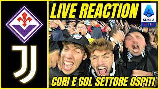 💦🤫 TUTTI A CASAAA FIORENTINA  JUVENTUS 01  SETTORE OSPITI ARTEMIO FRANCHI REACTION [upl. by Nona]