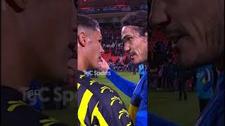 EL EMOTIVO GESTO DE CAVANI EN COPA ARGENTINA 🥺 [upl. by Dawkins]