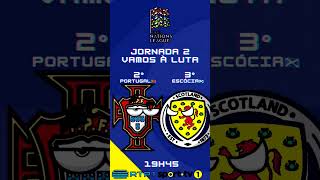 Liga das Nações Jornada 2 Portugal🇵🇹 VS Escócia🏴󠁧󠁢󠁳󠁣󠁴󠁿 Vamos à luta [upl. by Feltie]