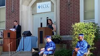 ECLC Vice Principal Allison Clemens at 2021 graduation [upl. by Adnaluy]