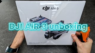 DJI Air 3 unboxing amp Quick comparison to Mavic Mini [upl. by Ivah]