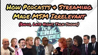 How Podcasts amp Streaming Made Main Stream Media Irrelevant  Late Night Radio Networks [upl. by Yramesor]