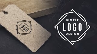 Simple Logo Design Tutorial with GIMP [upl. by Elleved]