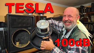 TESLA ARS 6608  Vintage BASS SPEAKERS TESLA ARO 9408  100W POWER  100dB SENSITIVITY [upl. by Mabel]