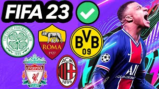 12 INTERESTING Teams You SHOULD USE In FIFA 23 Career Mode ✅ [upl. by Nyer]