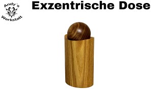 ❤ Exzentrisch drechseln  Ovale Dose mit Kugel als Deckel  Idee von Martin Adomat [upl. by Rita537]