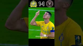 Al Nassr vs Inter Miami Imaginary Match  Penalty shoot out Highlights messi vs ronaldo [upl. by Turpin]