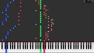 Plok SNES  Beach SNES Midi Rip Synthesia [upl. by Llednew18]