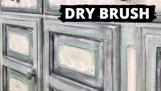 How to Dry Brush and Layer Chalk Paint [upl. by Daugherty635]