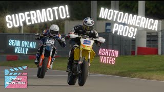 SUPERMOTO RACING  FT MOTOAMERICA PROS  4K [upl. by Noir]