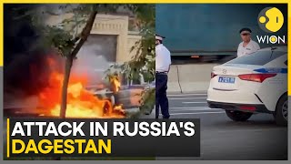 Russia Religious places attacked in Dagestan At least 16 killed 25 injured  World News  WION [upl. by Saxe]