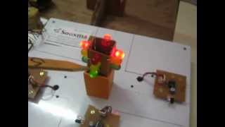 Traffic Signal controlling based on vehicle density Sensor [upl. by Artiek376]