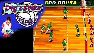 Dig amp Spike Volleyball  SNES 60fps Gameplay [upl. by Cathrine]