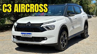 Novo Citroen C3 Aircross  Melhor que a Spin Preços versões e detalhes [upl. by Kohler181]