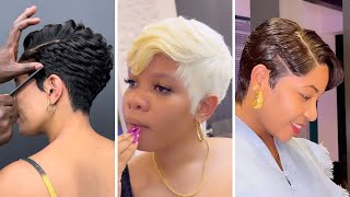 25 Hottest Short Hairstyles For African Beauties  2024 Hairstyles in vogue [upl. by Kamila]