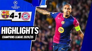 Barcelona vs Bayern Munich 41  RESUMEN y GOLES  Champions league [upl. by Ezitram]