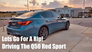 Infiniti Q50 S Red Sport Full Review amp Why Its Worth Looking at  Auto Fanatic [upl. by Adnyl]