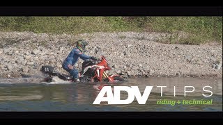 AltRider AfricaTwin River Crossing amp ADV Tips [upl. by Golanka]