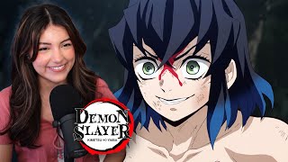 INOSUKE  Demon Slayer Season 1 Episode 14 quotThe House With the Wisteria Family Crestquot Reaction [upl. by Franni]