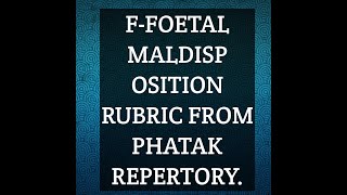 MALDISPOSITION OR MALPOSITION OF FOETUS [upl. by Ellora]