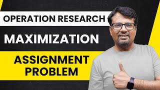 Assignment Problem  Hungarian Method  Maximization Assignment Problem [upl. by Debora512]