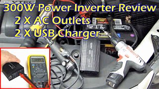 SNAN 300W Power Inverter 12VDC to 120VAC For Your Car [upl. by Robbins635]