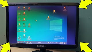 Why The Desktop Is Not Fullscreen  Computer Display Full Screen Problem  Fix Black Bars On Desktop [upl. by Grati]