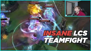 LS Reacts to C9 vs SR Insane LCS Teamfight [upl. by Kinsley]