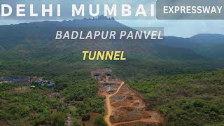 Delhi Mumbai Expressway  Package 17 Progress  Badlapur Panvel Tunnel [upl. by Conard]