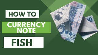 Money Origami fish instruction  How to fold currency into fish Easy for beginners [upl. by Atoel]