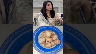 😮javeriya saoud ne btaya garlic 🧄 paste ko store Krny ka trikahow to store garlic paste shorts [upl. by Oys807]