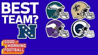 NFCs Team to Beat Eagles Rams Saints or Vikings  Good Morning Football  NFL Network [upl. by Eadrahc]