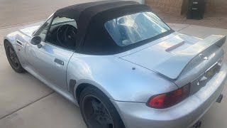 DIY BMW M Roadster or Z3 Soft Top Replacement [upl. by Fesoj]