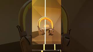 headphone commercial 3d blender product ad 3d  marshal headphones [upl. by Ettari]