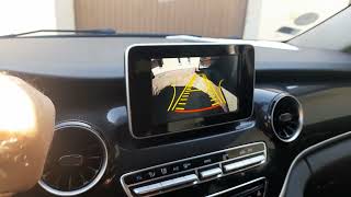 Mercedes V klasa montaż kamery cofania czujniki cofania i najazdu Moduł CarPlay i Android Auto [upl. by Sheridan652]