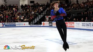 QUAD GOD Malinin lands quad axel in historic comeback Skate America victory  NBC Sports [upl. by Massingill]