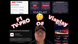 VIAPLAY of F1 TV PRO of 🤔 Wij hebben het even op een rijtje gezet [upl. by Leseil]