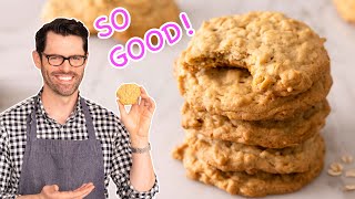 Peanut Butter Oatmeal Cookies with BRIAN  Preppy Kitchen [upl. by Ogden628]